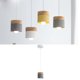 thumbnail image 4 of colgante moderna Iluminación colgante para de cocina Pantalla colgante de lámpara colgante para comedor, vestíbulo, pasillo, bar, E27 gris Salvador lámpara colgante, 4 of 10