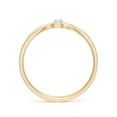 thumbnail image 2 of ANGARA Natural 0.04 Ct. Diamond Solitaire Promise Ring in 14K Yellow Gold for Women (Ring Size: 3), 2 of 9