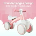 thumbnail image 4 of Baby Balance Bike for 1 Year Old 12-36 Months, 4-Wheel Toddler Bike Adjustable Seat Training Wheels, Birthday Gifts Boys Girls, Pink, 4 of 6