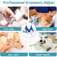 thumbnail image 2 of Oneisall Dog Grooming Hammock Harness for Pet Nail Trimming, Breathable Pet Grooming Sling Restraint Bag, Dog Grooming Hammock Helper - Blue S, 2 of 6