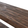 thumbnail image 3 of Alaterre Sonoma Reclaimed Wood Bench with Open Shelf Natural Brown -, 3 of 5