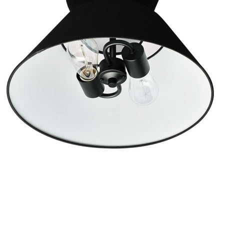 

Novogratz xCFY Novogratz x Globe Madison 2-Light Black Chandelier with Black Fabric Shade 91002381