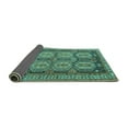 thumbnail image 2 of Ahgly Company Indoor Square Persian Turquoise Blue Traditional Area Rugs, 7' Square, 2 of 4