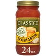 thumbnail image 3 of (4 pack) Classico Four Cheese Pasta Sauce, 24 oz Jar, 3 of 16
