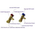 thumbnail image 3 of Válvula de seguridad de llenado de refrigerante Conexión rápida Aire acondicionado Adaptador de conexión R410a R22, 3 of 5