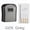 Gray ABS, variant on Wall Mount Key Lock Box 4 Digit Password Code Security Lock No Key for Home Office Key Safe Secret Storage Box Organizer