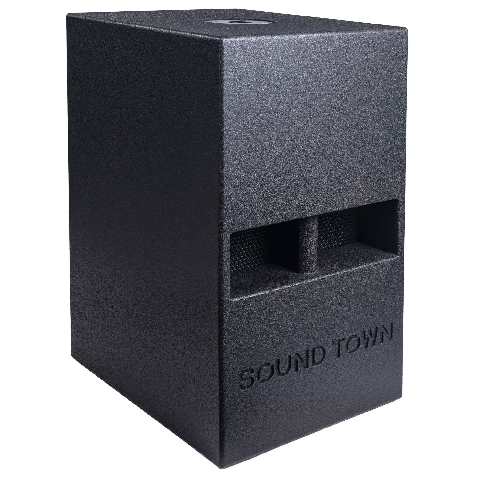 Sound Town Powered Column Speaker Line Array System with One 6 x 5” Column Speaker and One 12” Subwoofer for Live Music, House of Worship, Meeting Rooms, Restaurants - image 3 of 7