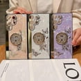 thumbnail image 4 of Case for Galaxy S23 Ultra,3D Butterfly Kickstand Bling Glitter Diamond Marble Ring Stand Shockproof Women Girls Rhinestone Phone Case for Samsung Galaxy S23 Ultra 5G,6.8" 2023 (DLH Gold), 4 of 11