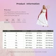thumbnail image 7 of YiZYiF Womens Greek Goddness Costume Ancient Greece Queen Gold Trim Toga Dress for Halloween Cosplay Champagne-A XL, 7 of 7