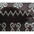 thumbnail image 4 of oneOone Viscose Chiffon Fabric Chevron & Swirl Ikat Print Fabric BTY 42 Inch Wide, 4 of 4