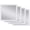 12x12 Inch, variant on 4-Pack 10x10 Inch Drywall Repair Patch Kit, Self-Adhesive Mesh with Panels, Heavy-Duty Wall and Ceiling Hole Patch for Large Repairs