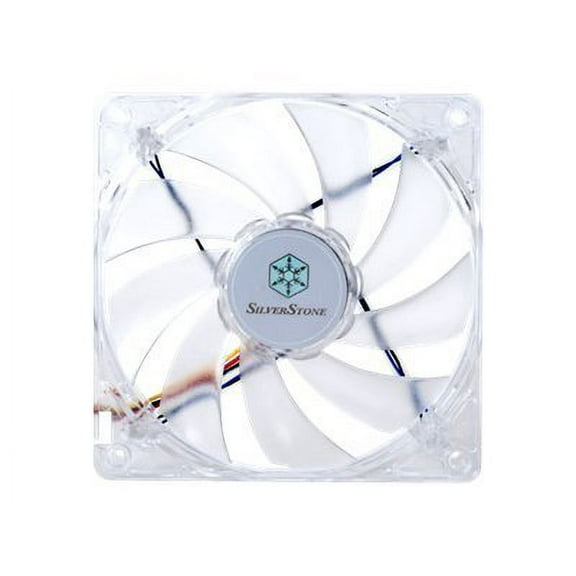 SilverStone FN121-BL - Case fan - 120 mm - blue, transparent