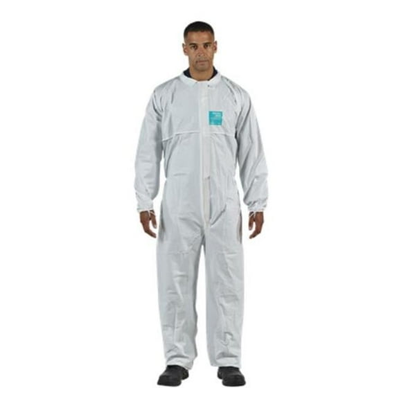 Ansell Collared Coverall Paint Suit - Large