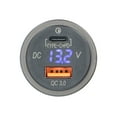 thumbnail image 4 of The Install Bay IBR117 Type C + USB 3.0 4X Charge + Voltmeter Flush Mount, 4 of 7