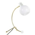 thumbnail image 2 of Eileen Contemporary Task Lamp in Gold Metal and White Plastic Shade by LumiSource, 2 of 7