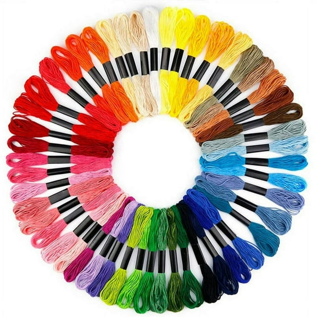 POINTERTECK Kit de Fils pour Machine à Broder Métallique, Fils en Polyester pour Couture, Accessoires Neufs