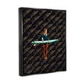 thumbnail image 4 of Stupell Industries Glam Girl with Surfboard Sports Painting Black Floater Framed Canvas Art Print Wall Art, 25 x 31, 4 of 10