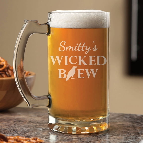 Personalized Wicked Brew Beer Mug