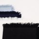 thumbnail image 5 of Xiao Hua 4 servilletas, servilletas con borde de lino de 18 x 18 pulgadas, adecuadas para cenas, bodas y fiestas, azul marino, 5 of 5