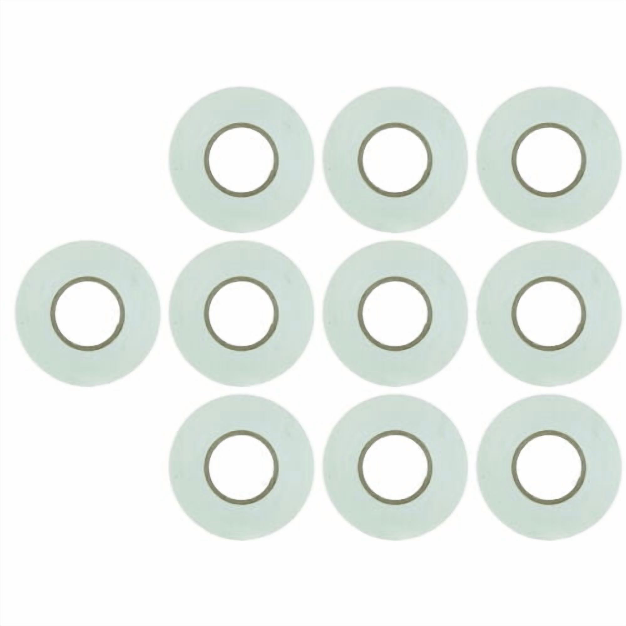 Diodesy- Pack of 10 60-feet Roll White Electrical Tape, Basics Vinyl PVC Tape, Professional Grade, Multipurpose Insulating High Temperature Wrapping, Flame Retardant, Weatherproof, UL Listed