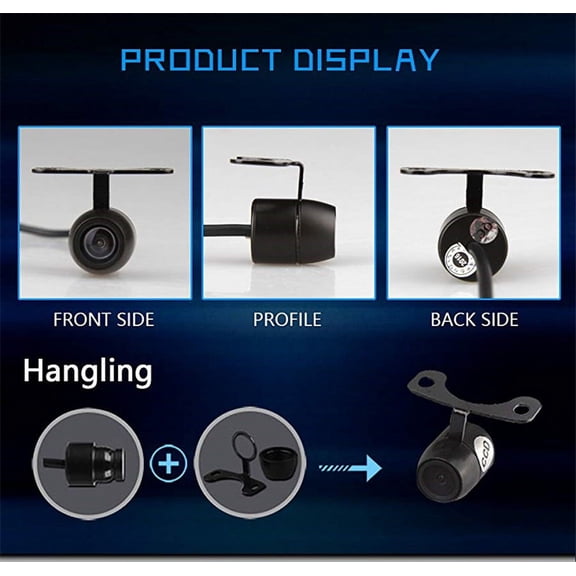 Waterproof DC12V 170°Car Vehicle Front/Rear/Side View Backup Reversing HD Camera