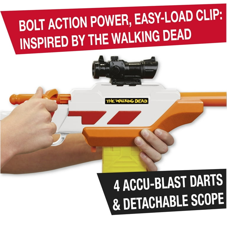 The Walking Dead: Andrea's Bolt-Action Zombie Dart Blaster with 8