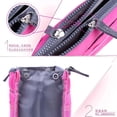 thumbnail image 3 of Fleece Handheld Double Zipper Cosmetic Bag Multi-purpose Washing Storage Bag Medium Bag Finishing Storage Bag, 3 of 8