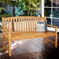 thumbnail image 3 of Teak Wood Acapulco Outdoor Patio & Garden Bench, 6 Foot, 3 of 5