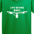 thumbnail image 4 of Inktastic Life Behind Bars Mountain Bike Youth T-Shirt, 4 of 5