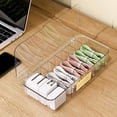 thumbnail image 5 of Charging Plug Box Storing Transparent Convenient Dressing Table Earphone Line Organizer Case, 5 of 5
