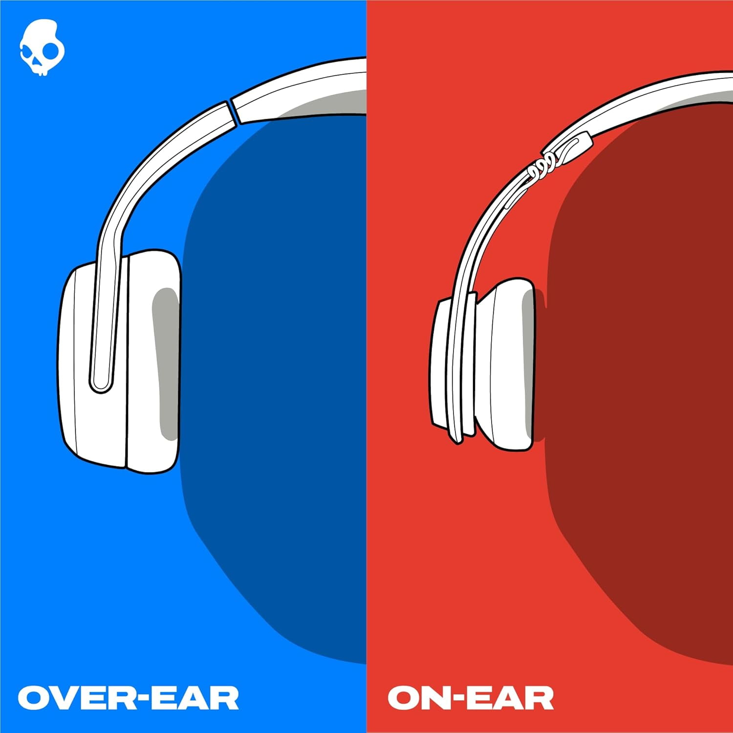 Skullcandy Crusher EVO Over-Ear Headphones, Orange, Large