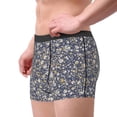 thumbnail image 4 of Balery Daisies Flowers Men's Boxer Briefs, Soft and Breathable Cotton Underwear with nylon Waistband-Small, 4 of 9