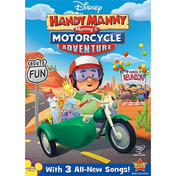 Handy Manny: Motorcycle Adventure (DVD), Disney, Kids & Family