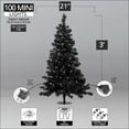 thumbnail image 6 of Red Sleigh Pathway Christmas Tree Light, Mini Outdoor Christmas Tree - Pathway Light Christmas Driveway Light Outdoor (One 3 Ft Tree, 100 Clear Incandescent Lights), 6 of 8