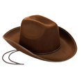thumbnail image 2 of Halloween Classic Western Wide Brim Felt Cowboy Hat, Halloween Costume Accessory, Versatile Headwear for Western Themed Party, Role Play and Festive Gathering A, 2 of 9