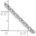 thumbnail image 5 of 14K White Gold Wg 2.4mm Round Open Link Cable Chain (18 X 2.4) Made In Peru pen211-18, 5 of 5