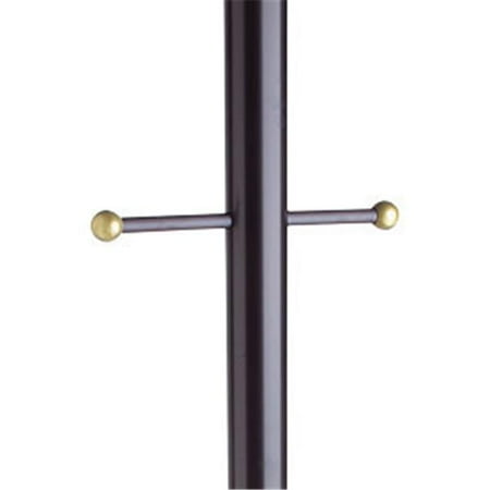 Outdoor Lamp Post with Cross Arm, 80 x 3 in. Black Finish ... Outdoor Lamp Post with Cross Arm, 80 x 3 in. Black Finish ...