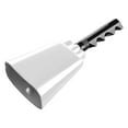 thumbnail image 3 of Cowbell Musical Instruments Hand Percussion Noisemaker Cow Bell Concert Football white, 3 of 9