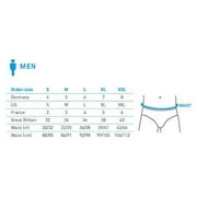 PROTECHDRY - Washable & Reusable Urinary Incontinence Cotton Brief Underwear for Men (approx 3,5 leg), Built In Absorbent Area (non removable), Black, XX-Large
