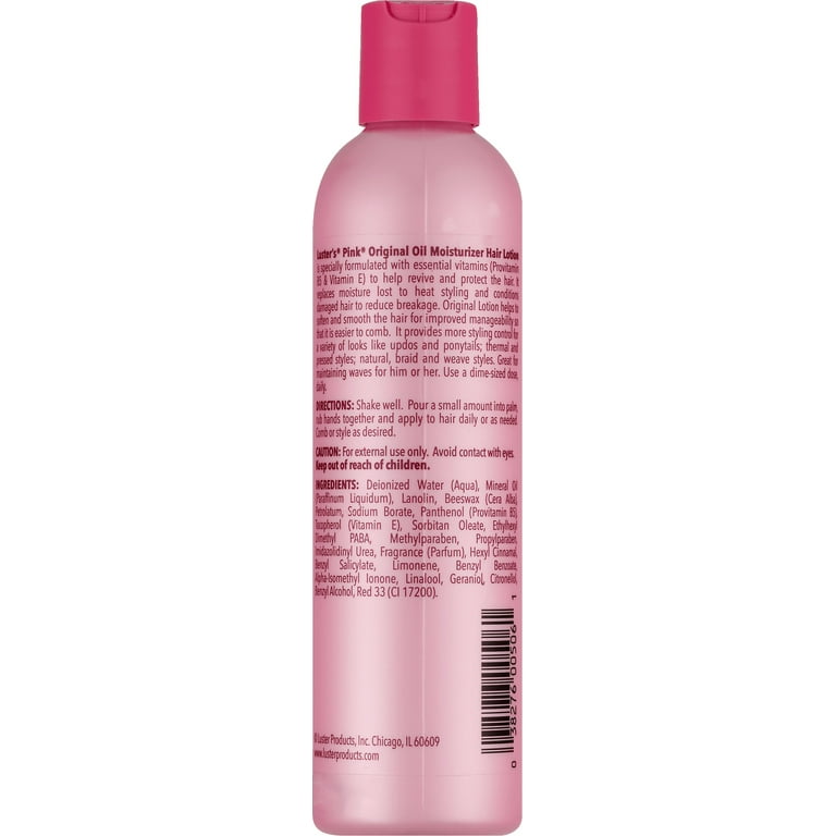 Luster's Pink Oil Moisturizer Hair Lotion 8 oz for Dry Damaged