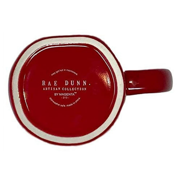Rae Dunn Artisan Cup + Saucers, Set of 4