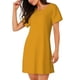 thumbnail image 2 of Fotbe Goldenrod Bata de Dormir para Mujer con Estampado, Camisón de Algodón de Manga Corta, Ropa de Dormir Casual, 2 of 6