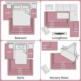 thumbnail image 6 of KOPOEELK 4x6 Area Rug, Pink Butterfly Print Machine Washable Non Slip Low Pile Carpet, Indoor Floor Rug for Bedroom, Living Room and Whimsical Eclectic Home Decor, 6 of 6