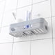 thumbnail image 2 of Cesta de almacenamiento de pared de plástico, estante de almacenamiento de baño adhesivo de pared de plástico, organizador de almacenamiento de baño, innovación moderna, 2 of 4