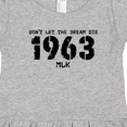 thumbnail image 4 of Inktastic Don't Let the Dream Die 1963 MLK Girls Toddler Dress, 4 of 5