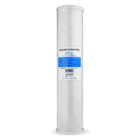 Activated Carbon Water Filter 4.5x20" 20 Micron
