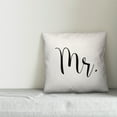 thumbnail image 2 of Creative Products Mr Script 18x18 Spun Poly Pillow, 2 of 2