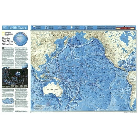 National Geographic Maps World Pacific Ocean Floor Map