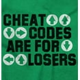 thumbnail image 2 of Cheat Codes For Losers Video Gamer Crewneck T Shirts Boy Girl Teen Brisco Brands S, 2 of 6