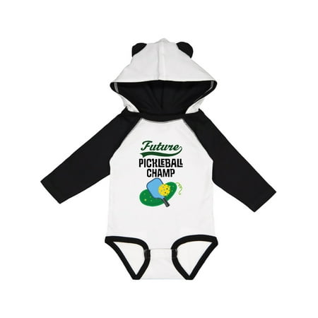 

Inktastic Future Pickleball Champ Gift Baby Boy or Baby Girl Long Sleeve Bodysuit